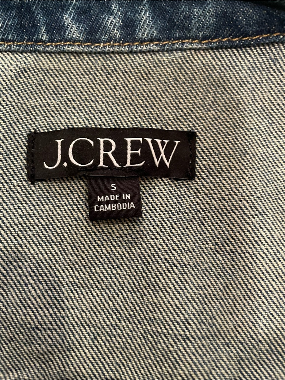 J. Crew Classic Cropped Indigo Denim Jacket - Picture 5 of 6